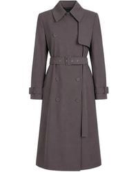 The Sei - Belted Double-Breasted Trench Coat - Lyst