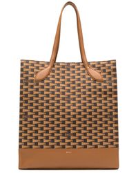 Bally - Pennant-print Faux-leather Tote Bag - Lyst