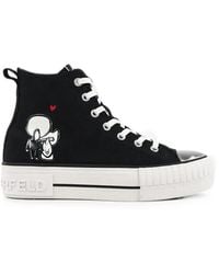 KARL LAGERFELD - Kampus Max High-Top Sneakers - Lyst
