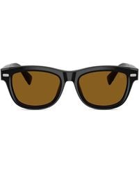 Brunello Cucinelli - Rectangle-Frame Sunglasses - Lyst