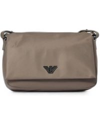 Emporio Armani - Logo-Plaque Shoulder Bag - Lyst