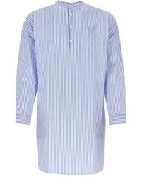 Prada - Gestreiftes Hemd aus Popeline - Lyst