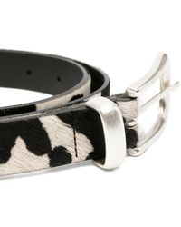 Ernest W. Baker Rose Buckle Belt in Black for Men | Lyst