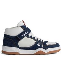 DSquared² - Panelled Denim Sneakers - Lyst