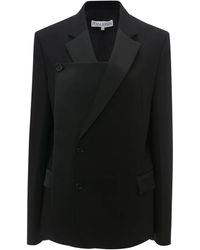 JW Anderson - Blazer Met Dubbele Rij Knopen En Vlakken - Lyst
