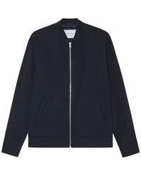 Les Deux - Como Embroidered-Logo Bomber Jacket - Lyst