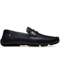 Bally - Palsy Grained-leather Loafers - Lyst