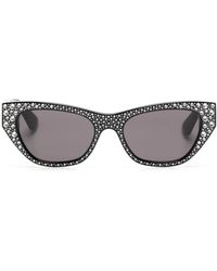 McQueen - Occhiali Da Sole Cat-Eye Con Decorazione - Lyst