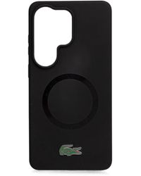 Lacoste - Coque De Samsung Galaxy S26 Ultra À Plaque Logo - Lyst
