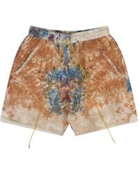 Rhude - Short De Bain À Imprimé Tie Dye - Lyst