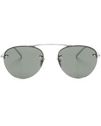 Saint Laurent - Sl 575 Round-frame Sunglasses - Lyst