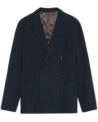 NN07 - Double-Breasted Patch-Pocket Jacket - Lyst