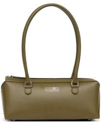 MM6 by Maison Margiela - Medium Bauletto J Leather Shoulder Bag - Lyst