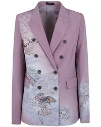 Ibrigu - Graphic-Print Blazer - Lyst