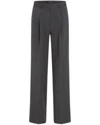 KARL LAGERFELD - Pinstripe Tailored Trousers - Lyst