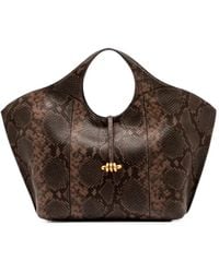 Gianni Chiarini - Infinity Snakeskin-Effect Leather Shoulder Bag - Lyst