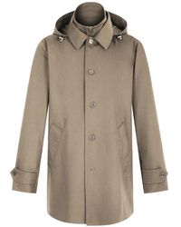 Fursac - Parka Con Capucha Y Botones - Lyst
