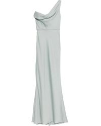 Amsale - Vestido de fiesta de satén - Lyst