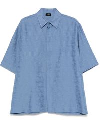 Fendi - Cerulean Linen Blend Shirt - Lyst