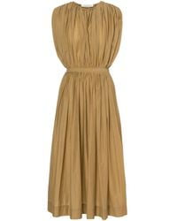 Philosophy Di Lorenzo Serafini - Gathered Midi Dress - Lyst