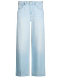 Liu Jo - Cropped Flared Jeans - Lyst
