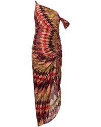 Cinq À Sept - Elliana Silk Asymmetric Dress - Lyst