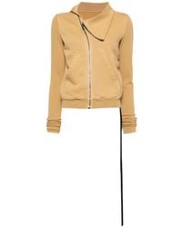 Rick Owens - Zip-Up Cotton Sweatshirt - Lyst