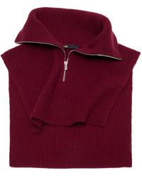 Maje - Zip-Up Collar - Lyst