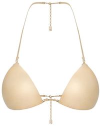 Dolce & Gabbana - Triangle-shape Bikini Top - Lyst