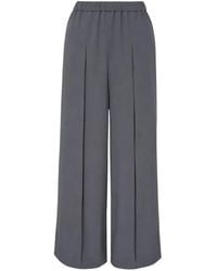 Enfold - Box-Pleated Wide-Leg Trousers - Lyst