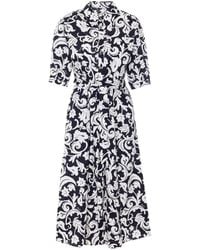 Liu Jo - Poplin Midi Dress - Lyst