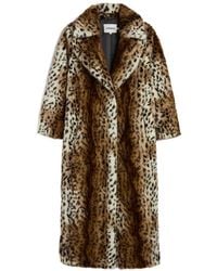 Apparis - Gabrielle Leopard-Print Long Coat - Lyst