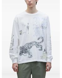 Neighborhood - Graphic-Print Long-Sleeve T-Shirt - Lyst