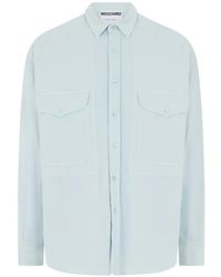 Moschino - Button-Up Flap-Pocket Shirt - Lyst
