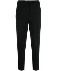 Patrizia Pepe - Essential High-waisted Cigarette Trousers - Lyst