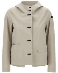Rrd - Montecristo Hooded Button Jacket - Lyst