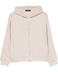 Fabiana Filippi - Zip-Fastening Pocket Hoodie - Lyst