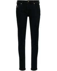Versace Jeans Couture - Logo-Plaque Skinny Jeans - Lyst