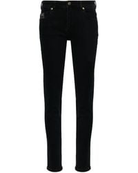 Versace Jeans Couture - Logo-Plaque Skinny Jeans - Lyst