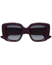 Gucci - Butterfly-Frame Logo-Detail Sunglasses - Lyst
