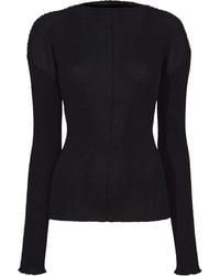 Proenza Schouler - Camille Ribbed-Knit Top - Lyst