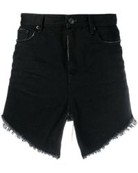 Balenciaga - Cut-up Denim Miniskirt - Lyst