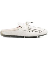 Wales Bonner - Montego Fringed-Detail Mules - Lyst