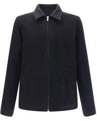 Rick Owens - Shirtjack Met Puntkraag En Rits - Lyst