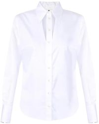 Elisabetta Franchi - Cut-Out Embroidered Shirt - Lyst