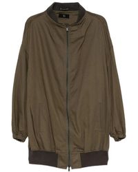 Y's Yohji Yamamoto - Zip-Up Long Jacket - Lyst