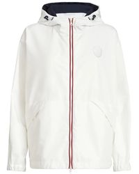Brunello Cucinelli - Nylon Jas Met Capuchon En Logo - Lyst