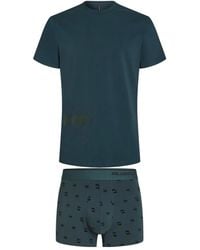KARL LAGERFELD - Ikon Graphic-Print Pajama Set - Lyst