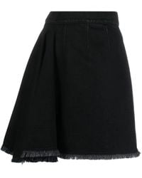 McQueen - High-Waisted A-Line Skirt - Lyst