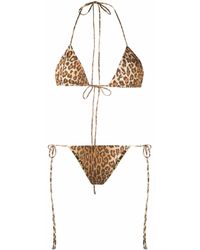 Manokhi Leopard-print Bikini Set - Brown